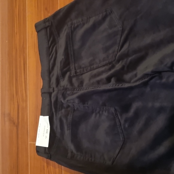 LOFT High Rise Skinny Velvet Pant Black Size 10/30R - Picture 10 of 15
